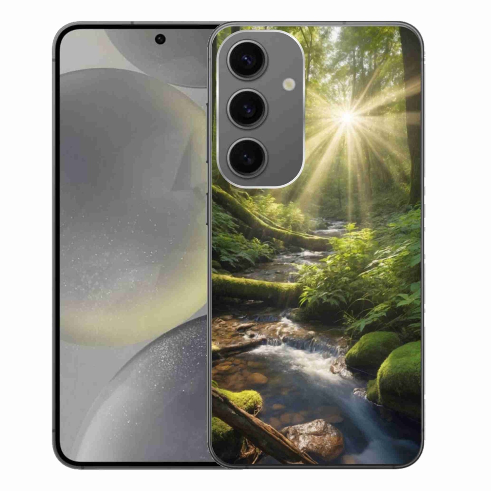 Gélový kryt mmCase na Samsung Galaxy S24+ - hlbina lesa