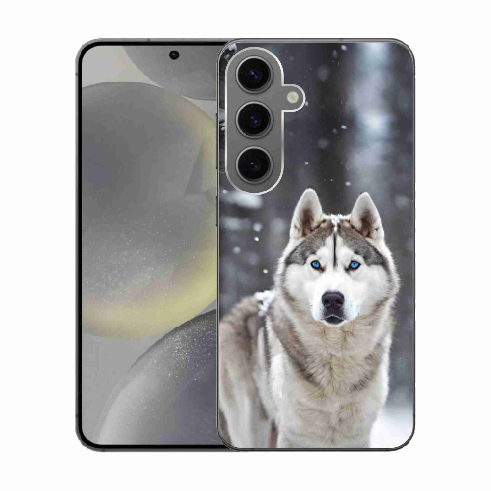 Gélový kryt mmCase na Samsung Galaxy S24 - husky 2
