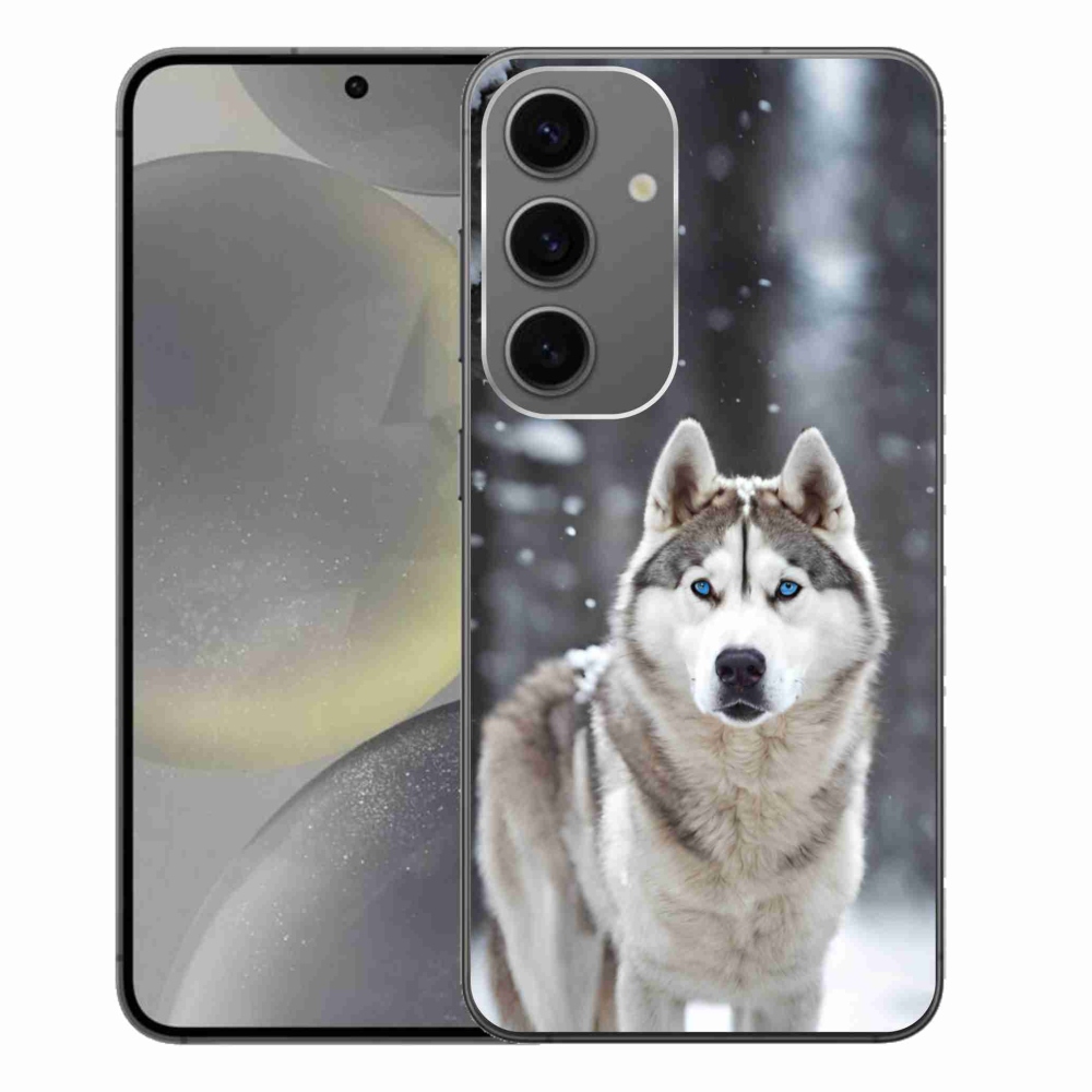 Gélový kryt mmCase na Samsung Galaxy S24+ - husky 2