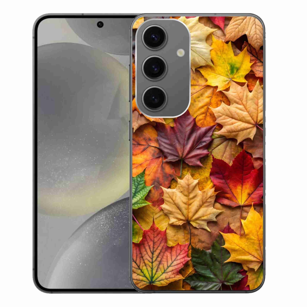 Gélový kryt mmCase na Samsung Galaxy S24+ - javorové listy 2