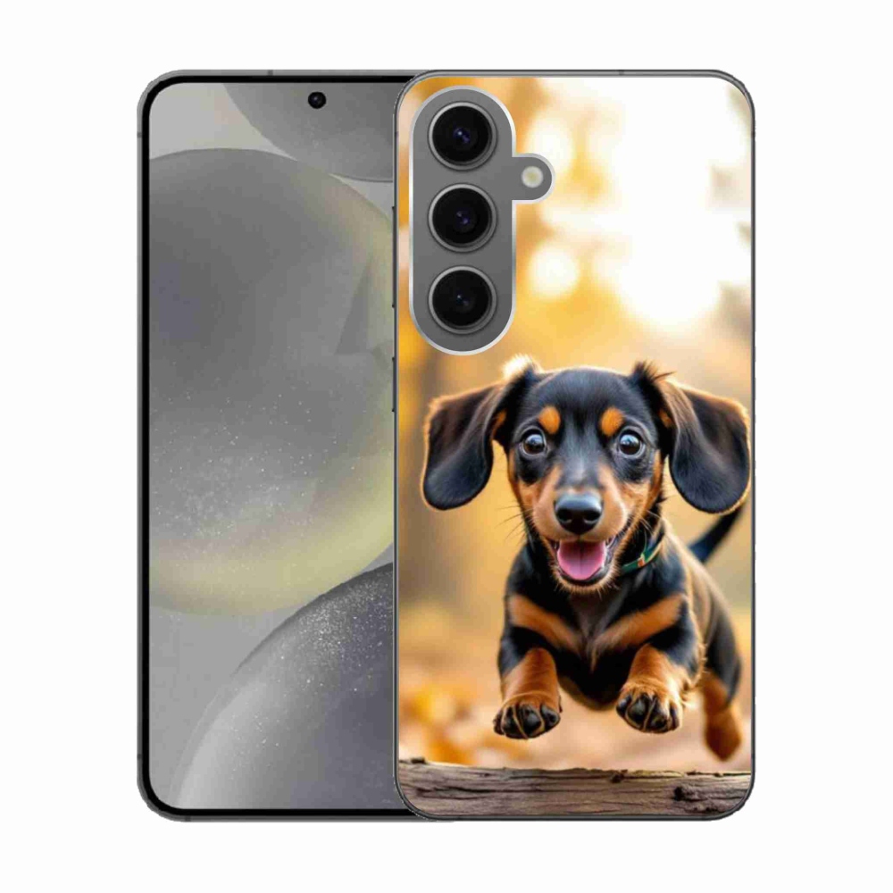 Gélový kryt mmCase na Samsung Galaxy S24 - jazvečík 2