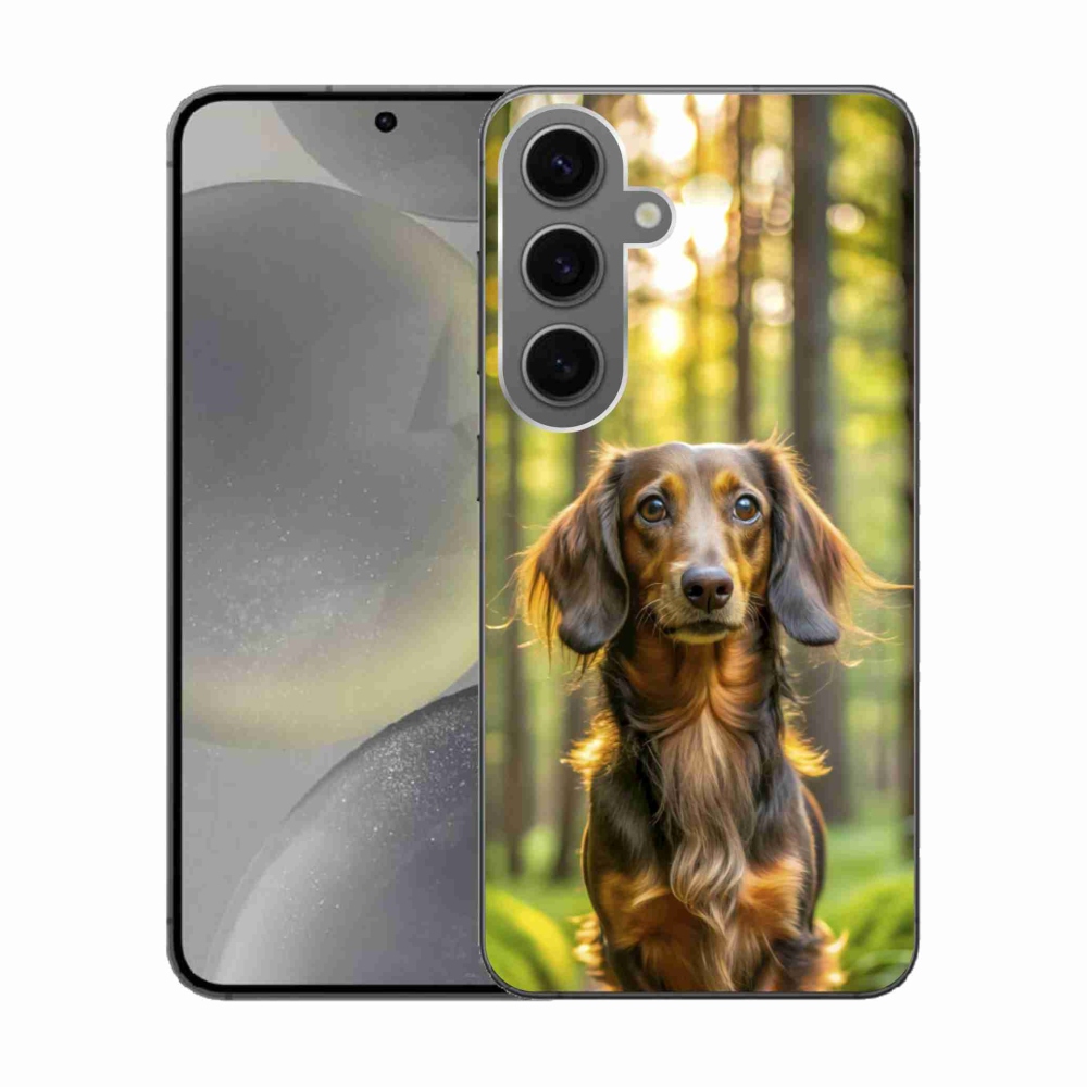 Gélový kryt mmCase na Samsung Galaxy S24 - jazvečík 4