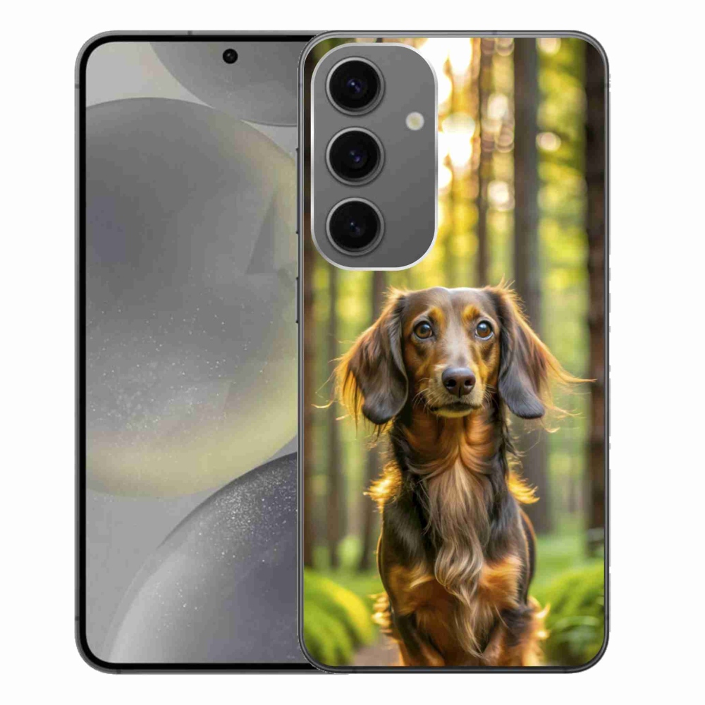 Gélový kryt mmCase na Samsung Galaxy S24+ - jazvečík 4