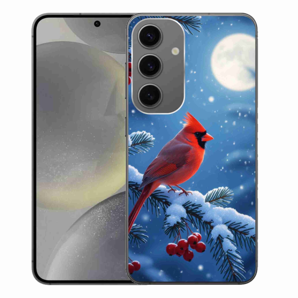 Gélový kryt mmCase na Samsung Galaxy S24+ - kardinál červený