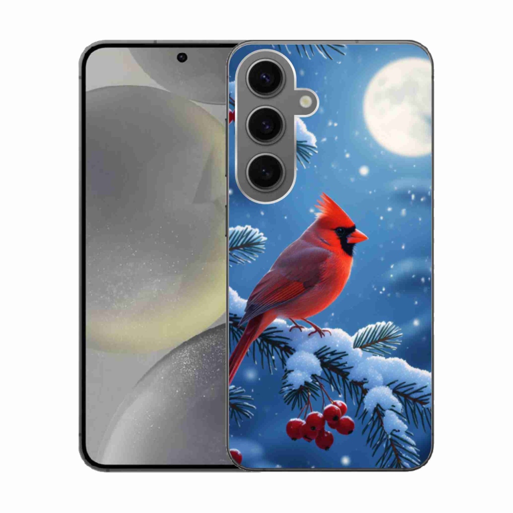 Gélový kryt mmCase na Samsung Galaxy S24 - kardinál červený