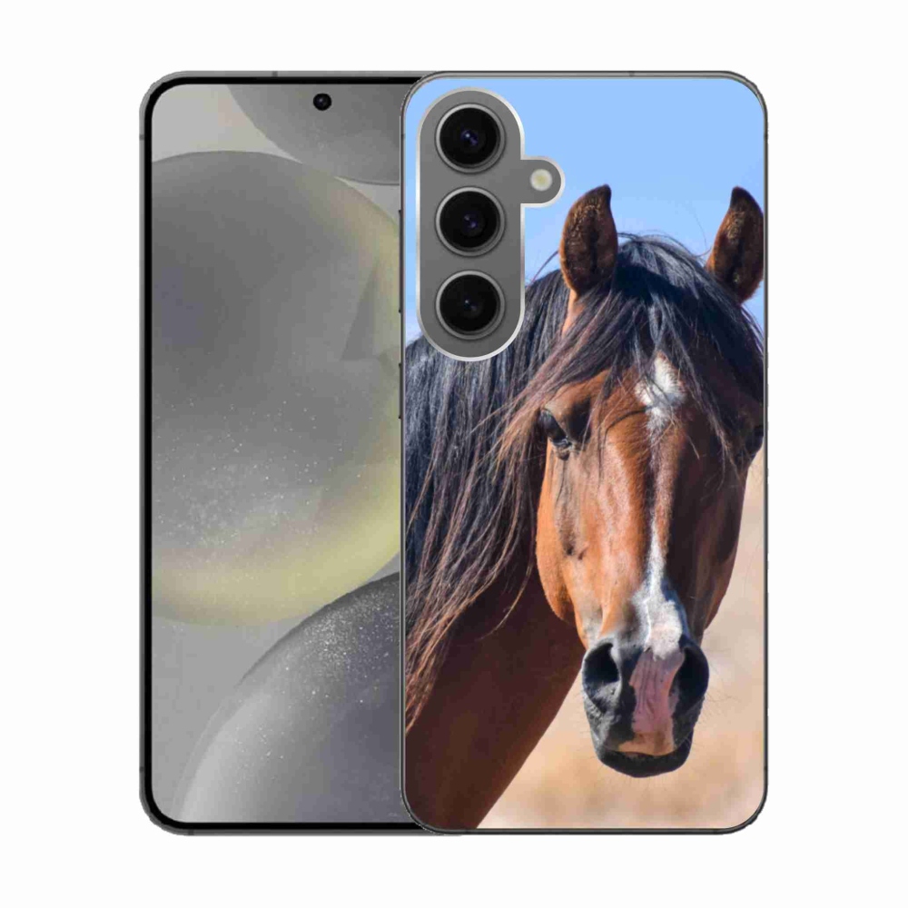 Gélový kryt mmCase na Samsung Galaxy S24 - pokojný kôň