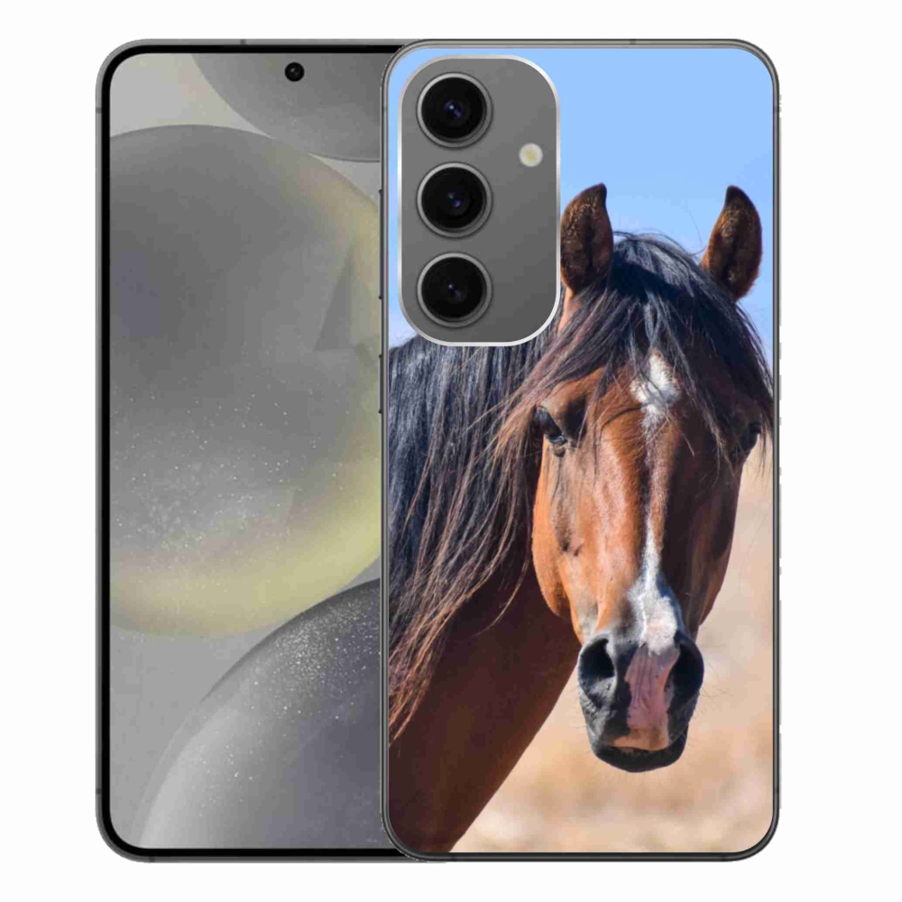 Gélový kryt mmCase na Samsung Galaxy S24+ - pokojný kôň