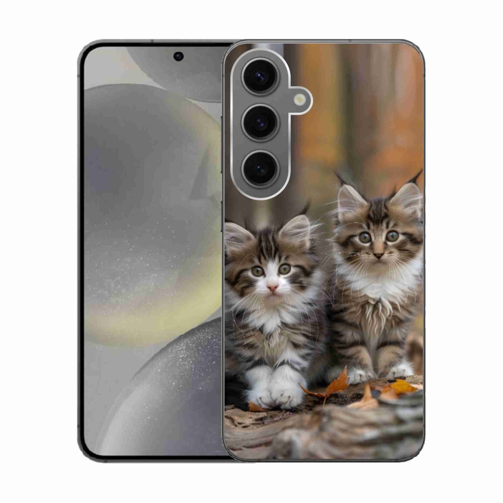 Gélový kryt mmCase na Samsung Galaxy S24 - mačacie duo 3