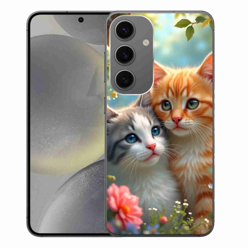 Gélový kryt mmCase na Samsung Galaxy S24+ - mačacia láska 2