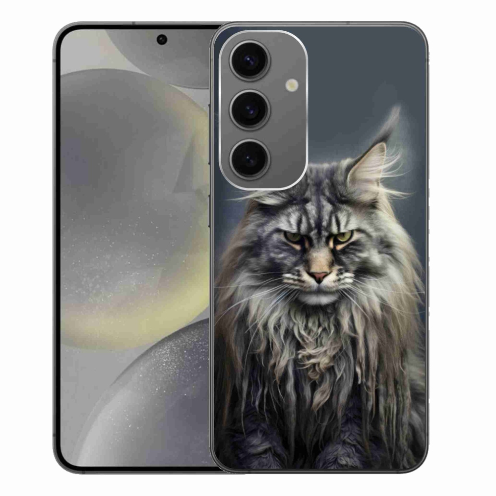 Gélový kryt mmCase na Samsung Galaxy S24+ - mačacie pohľad 4