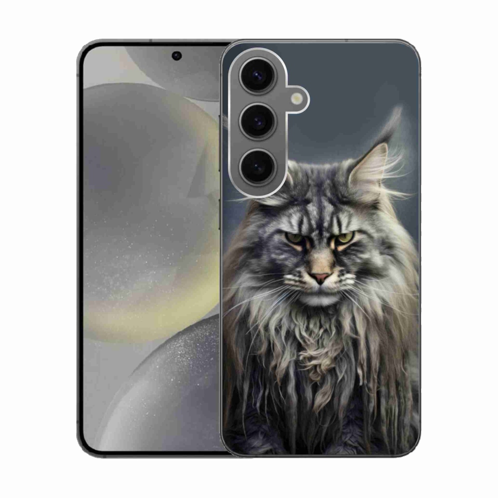 Gélový kryt mmCase na Samsung Galaxy S24 - mačacie pohľad 4