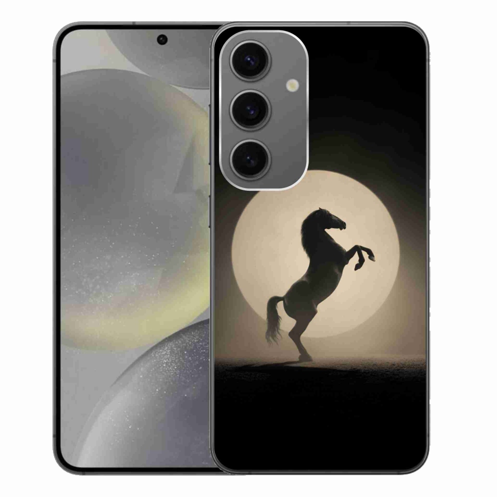 Gélový kryt mmCase na Samsung Galaxy S24+ - kôň v siluete