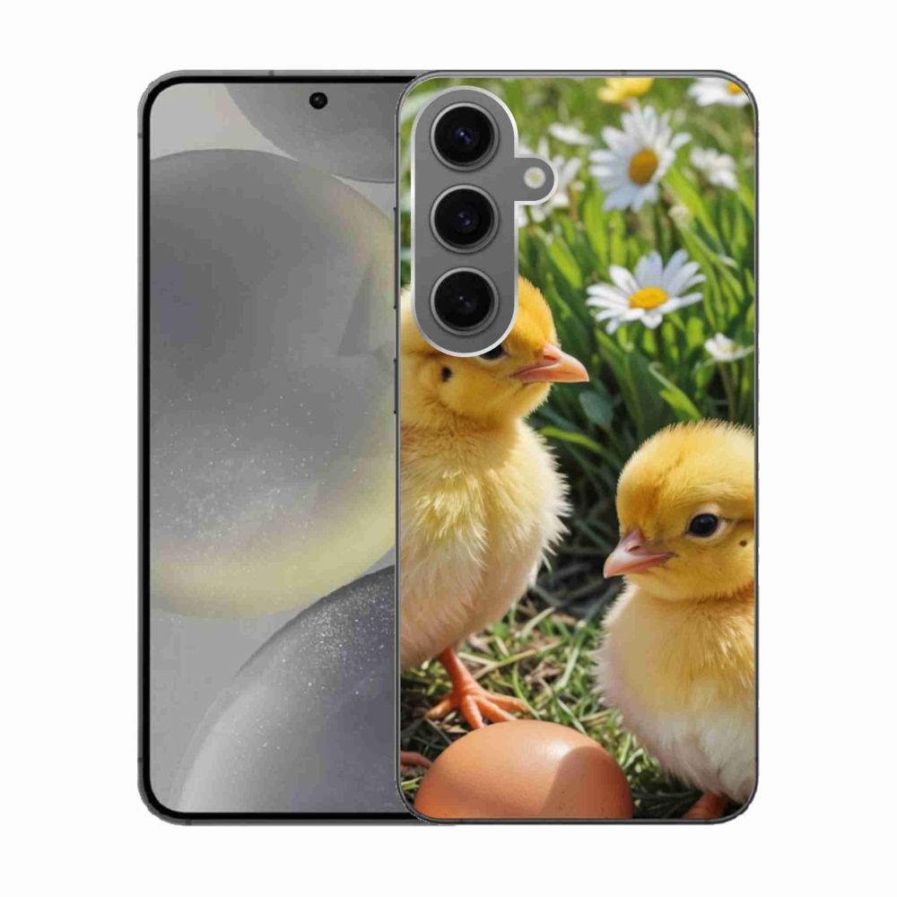 Gélový kryt mmCase na Samsung Galaxy S24 - kuriatka