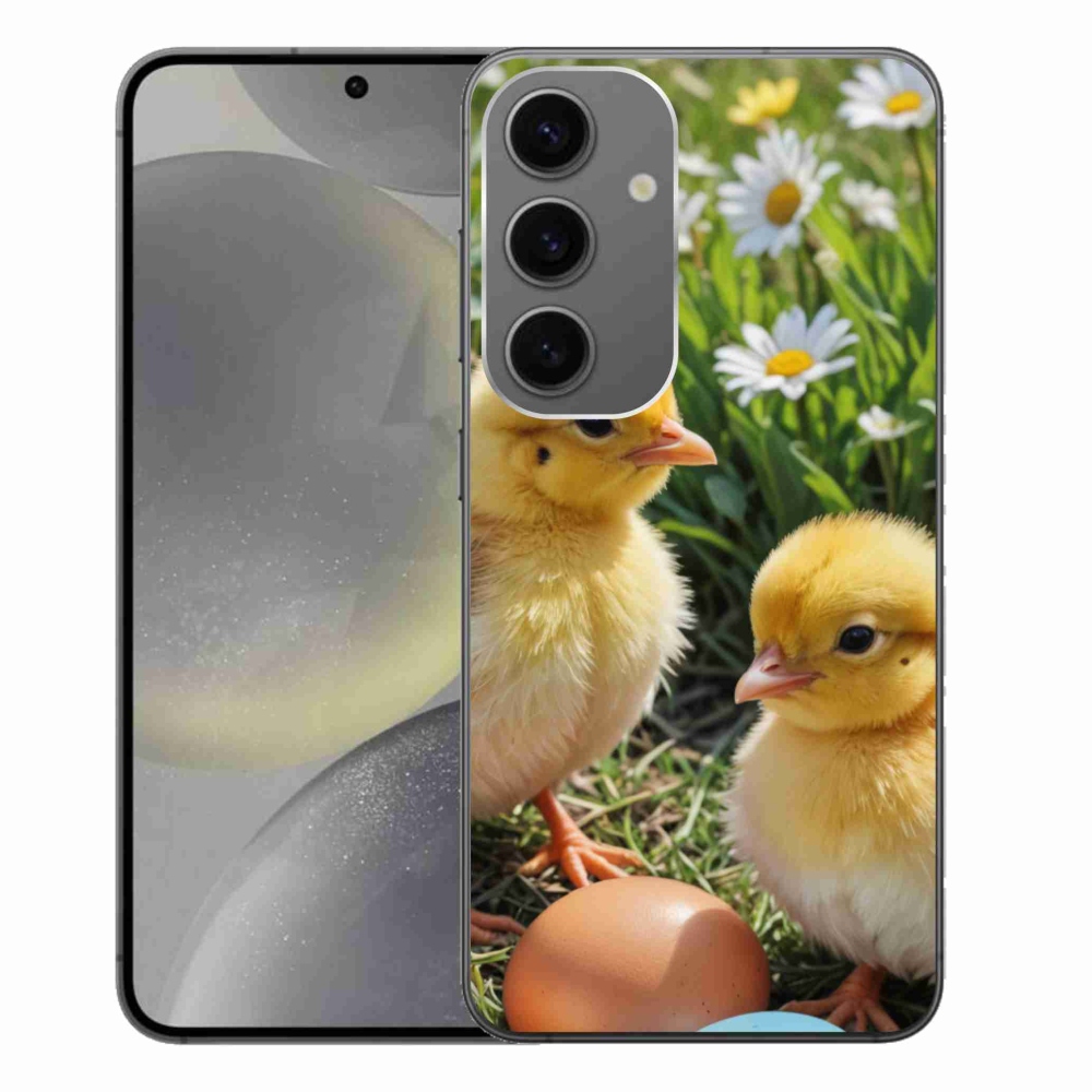 Gélový kryt mmCase na Samsung Galaxy S24+ - kuriatka