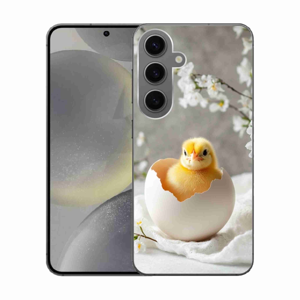 Gélový kryt mmCase na Samsung Galaxy S24 - kuriatko