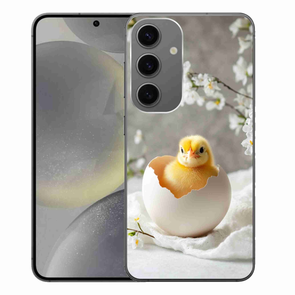 Gélový kryt mmCase na Samsung Galaxy S24+ - kuriatko