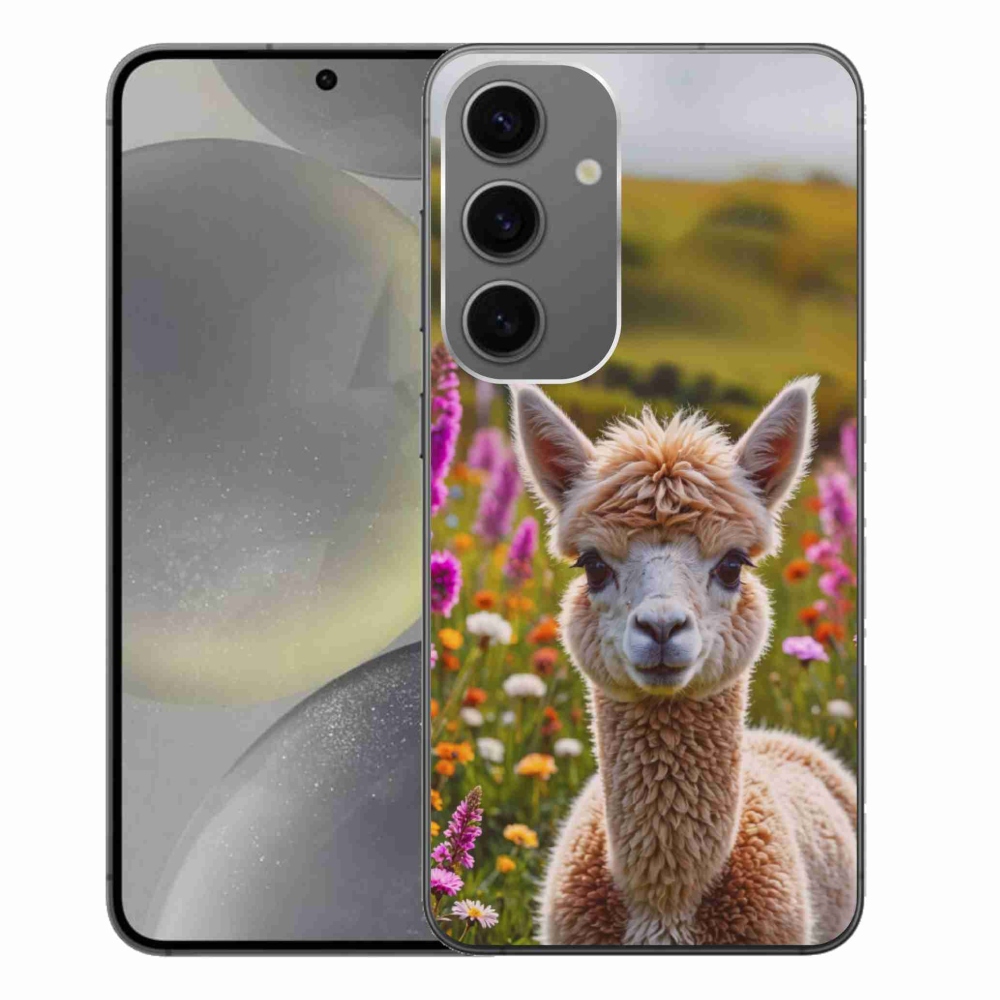 Gélový kryt mmCase na Samsung Galaxy S24+ - lama na lúke
