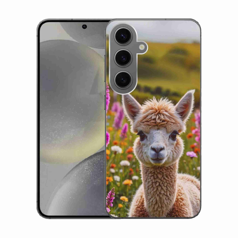 Gélový kryt mmCase na Samsung Galaxy S24 - lama na lúke