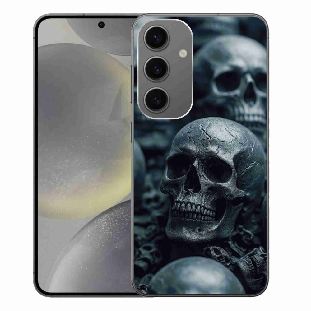 Gélový kryt mmCase na Samsung Galaxy S24+ - lebka 2