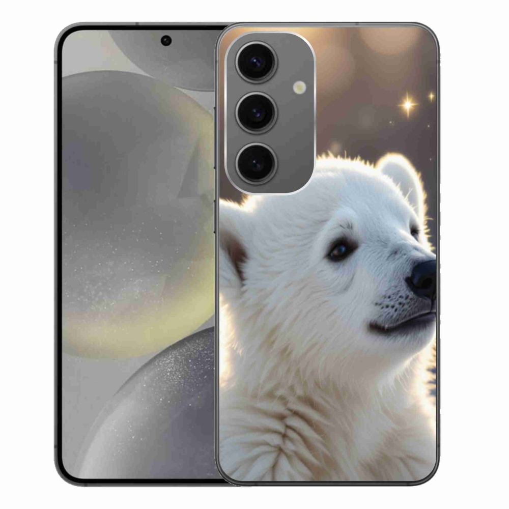 Gélový kryt mmCase na Samsung Galaxy S24+ - ľadový medveď