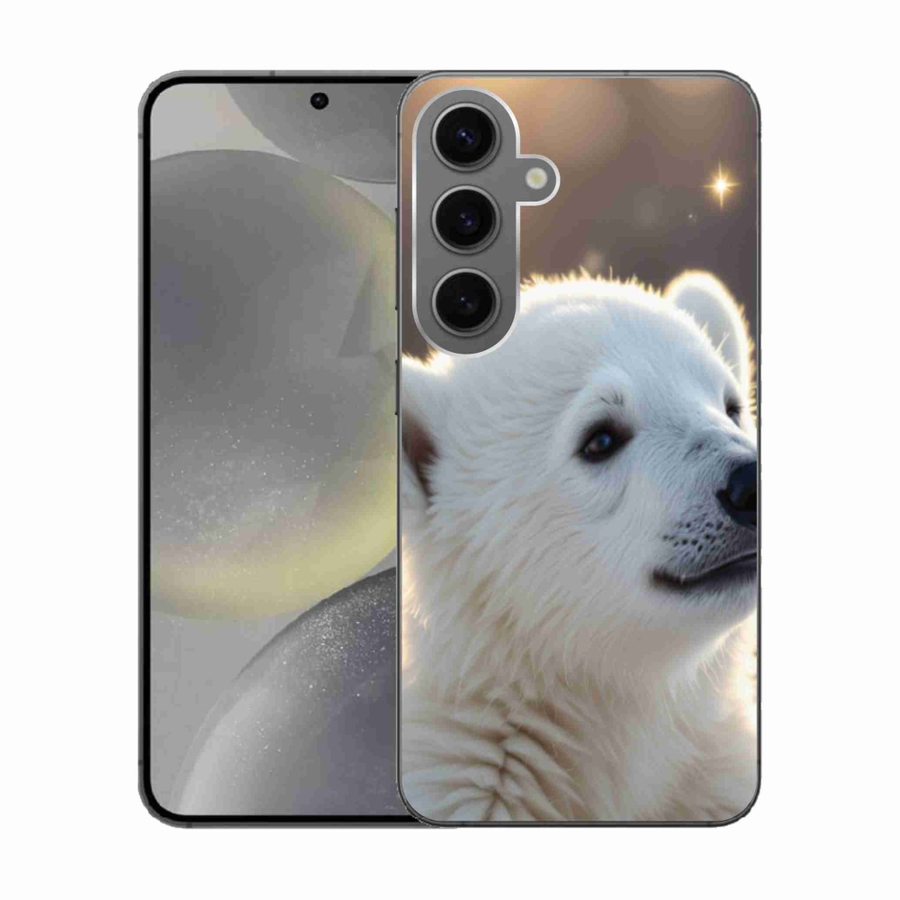 Gélový kryt mmCase na Samsung Galaxy S24 - ľadový medveď
