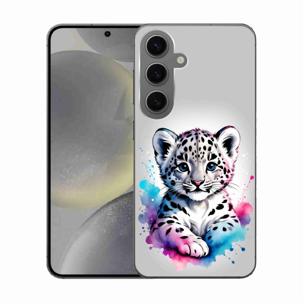 Gélový kryt mmCase na Samsung Galaxy S24 - leopardej mláďa