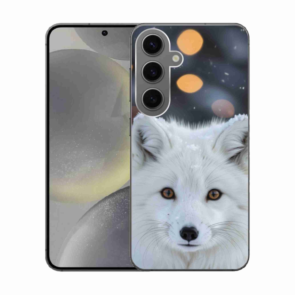 Gélový kryt mmCase na Samsung Galaxy S24 - líška polárna