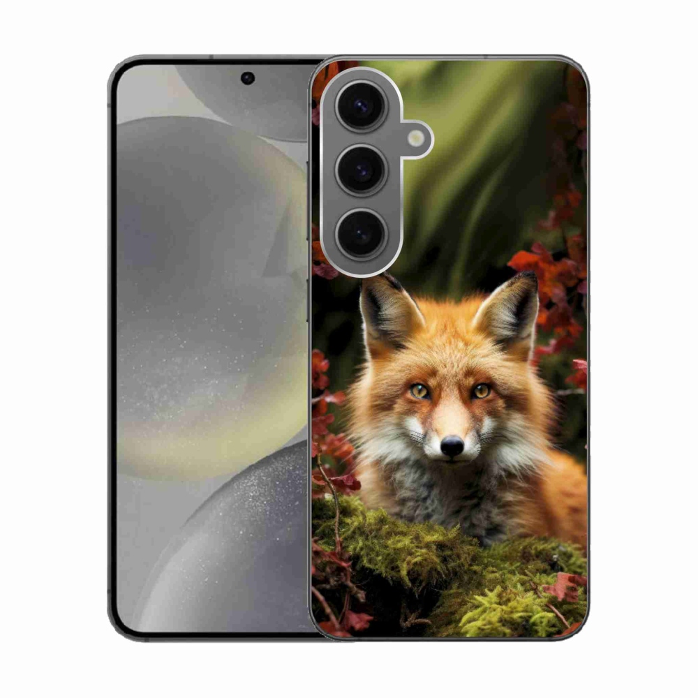 Gélový kryt mmCase na Samsung Galaxy S24 - líška v lese