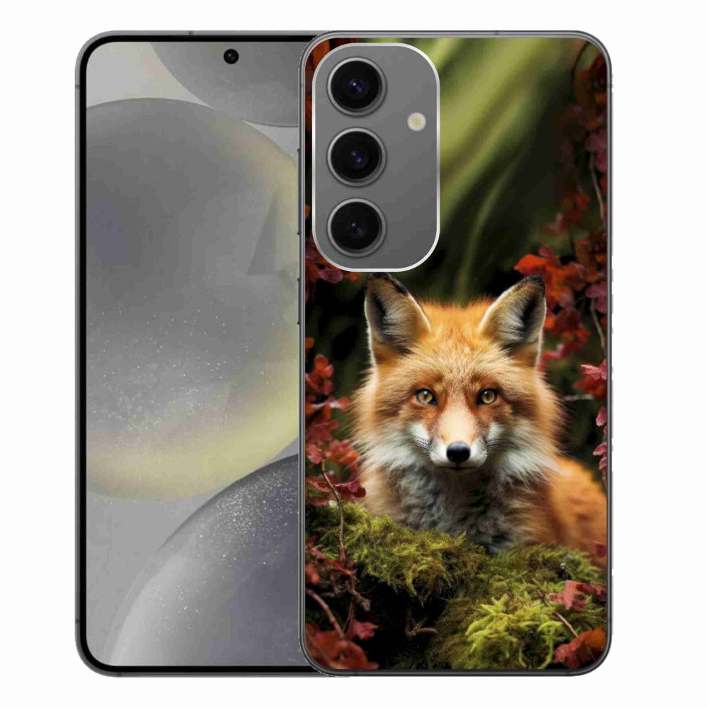 Gélový kryt mmCase na Samsung Galaxy S24+ - líška v lese
