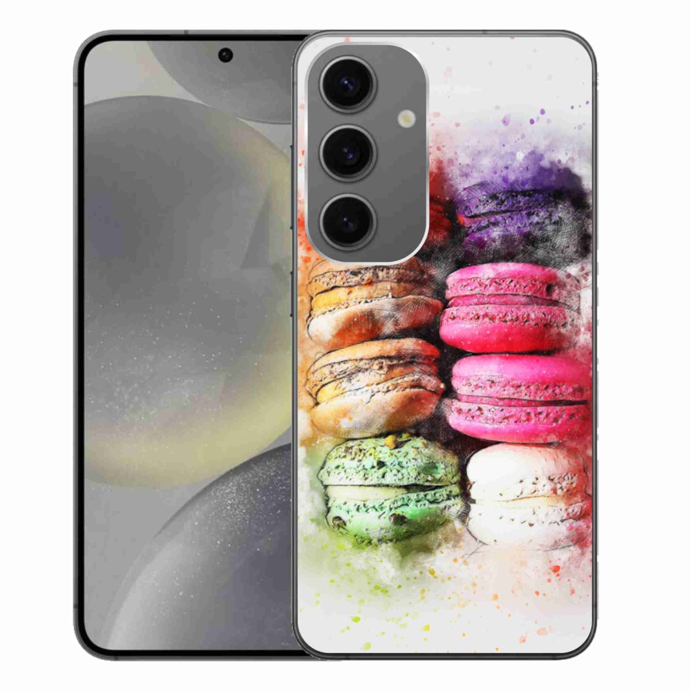 Gélový kryt mmCase na Samsung Galaxy S24+ - makrónky