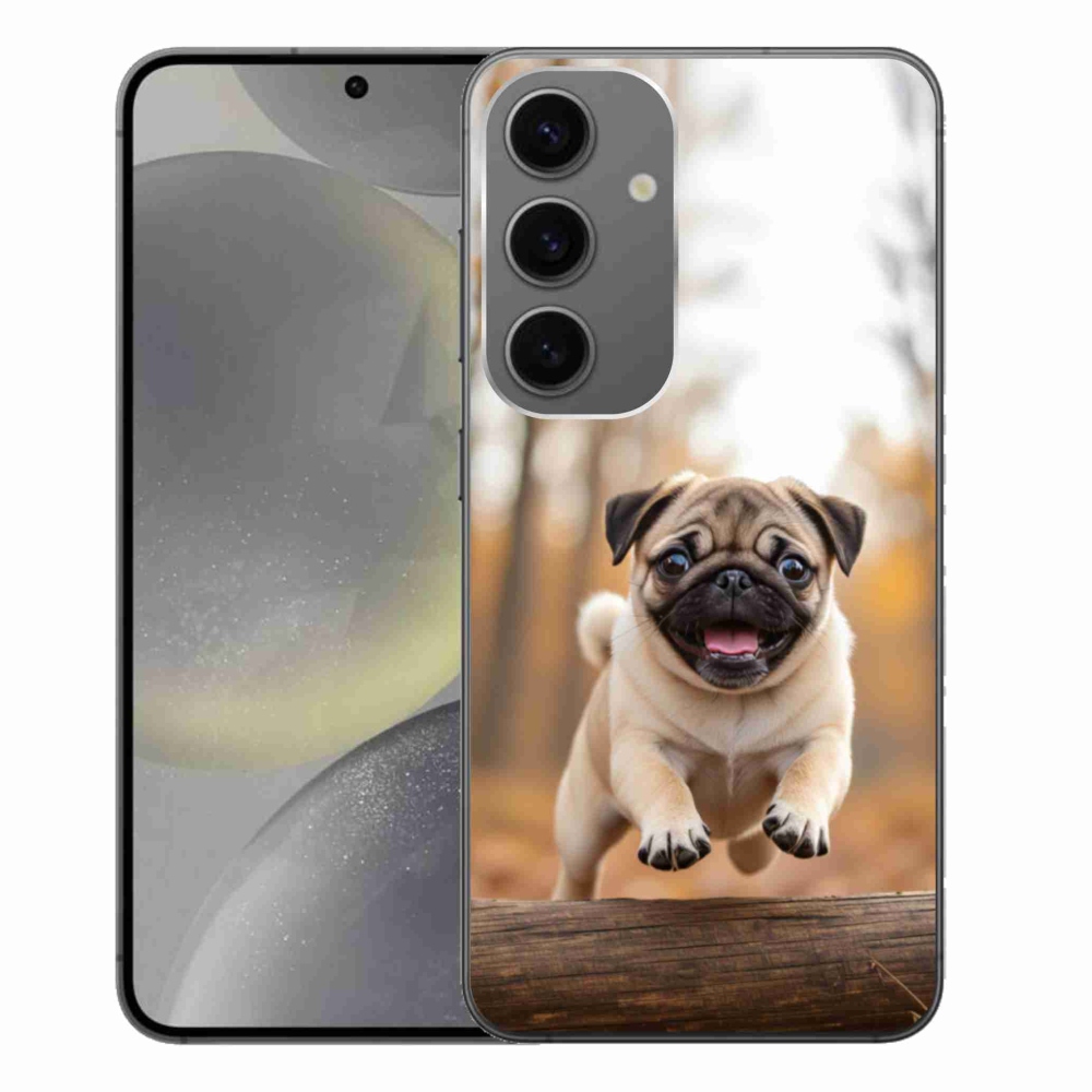 Gélový kryt mmCase na Samsung Galaxy S24+ - mops 2