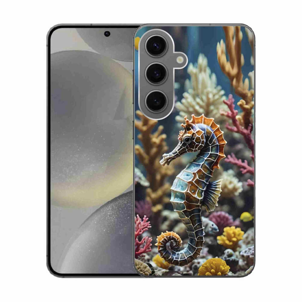 Gélový kryt mmCase na Samsung Galaxy S24 - morský koník 2