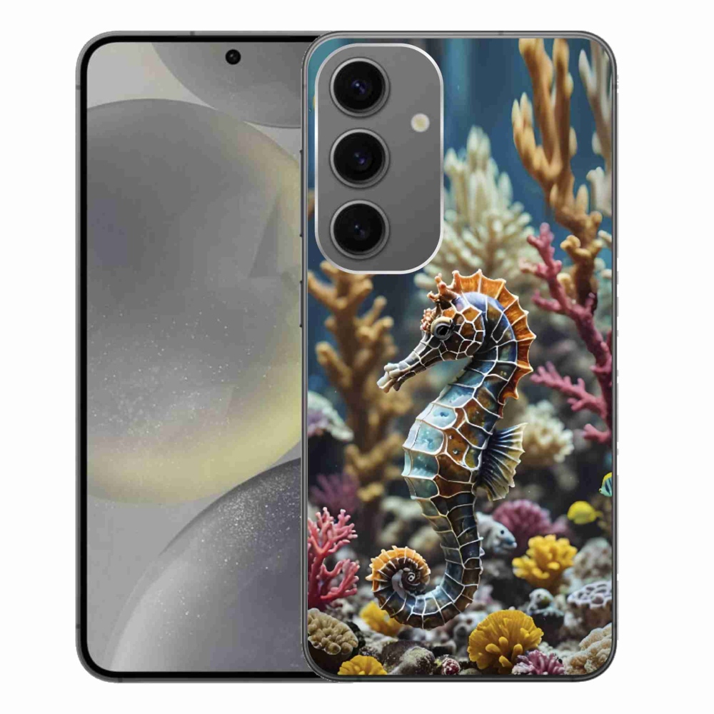 Gélový kryt mmCase na Samsung Galaxy S24+ - morský koník 2