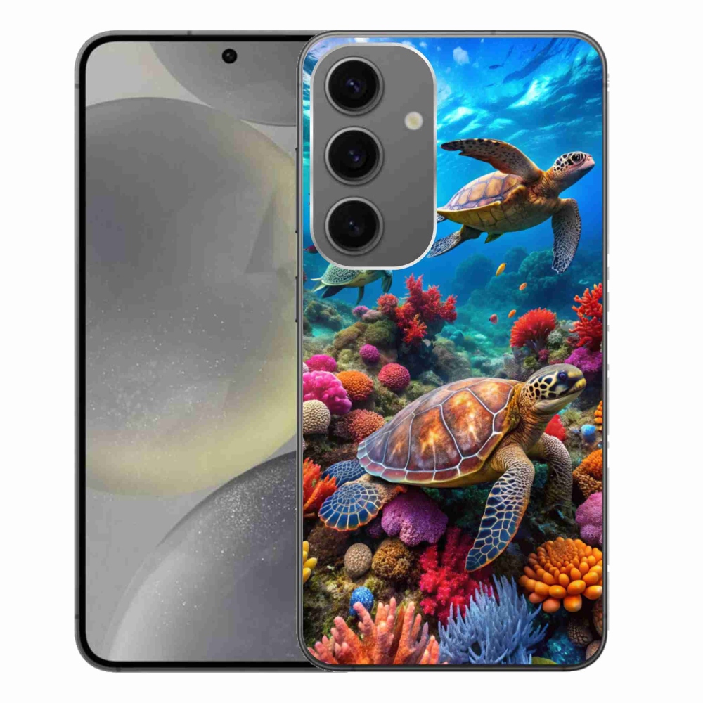 Gélový kryt mmCase na Samsung Galaxy S24+ - morský svet 2