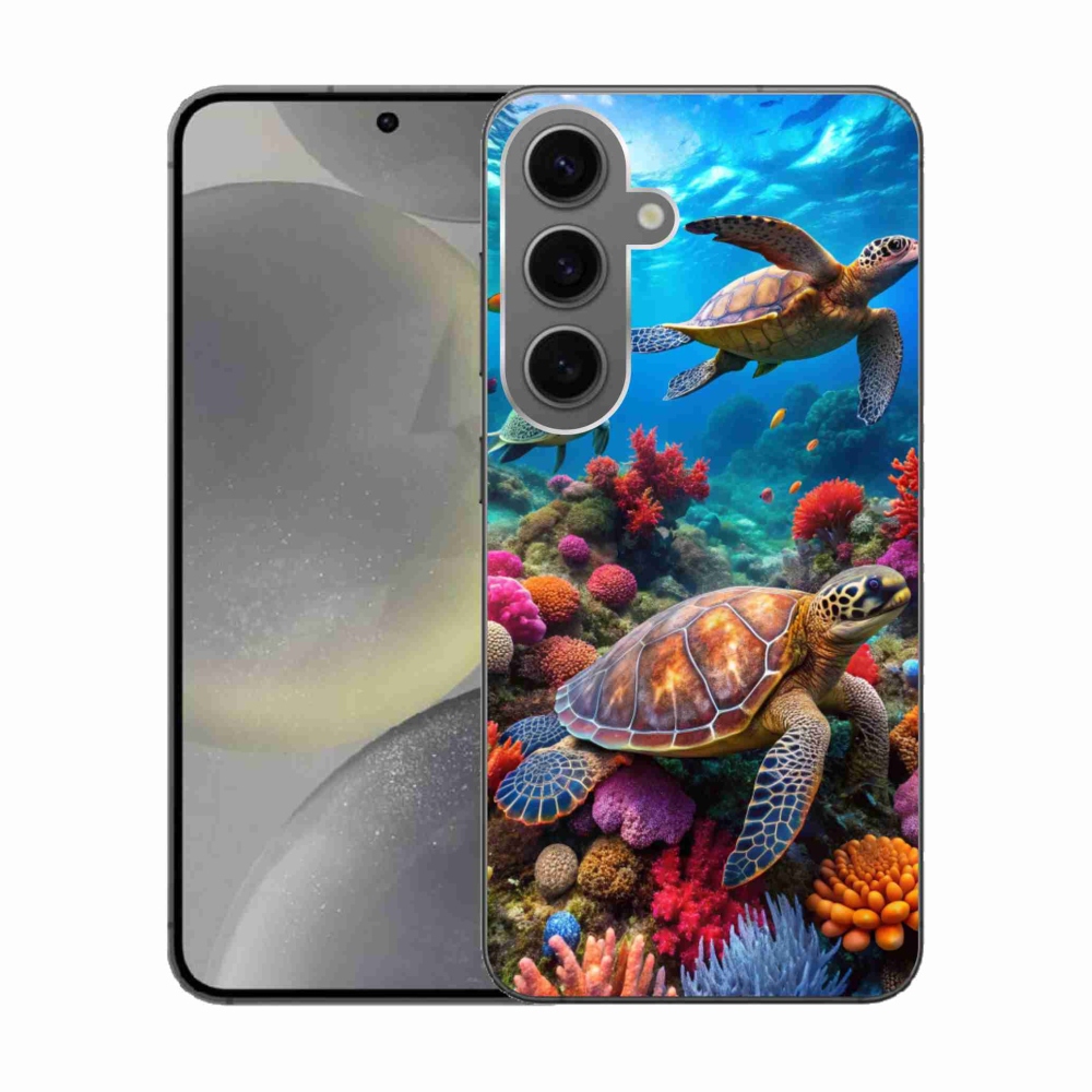 Gélový kryt mmCase na Samsung Galaxy S24 - morský svet 2