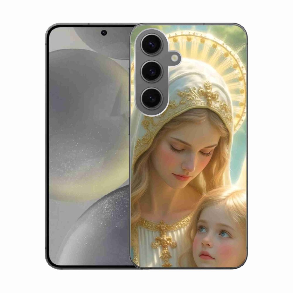 Gélový kryt mmCase na Samsung Galaxy S24 - náboženský motív 2