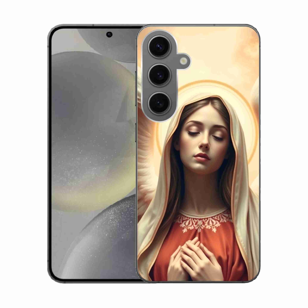 Gélový kryt mmCase na Samsung Galaxy S24 - náboženský motív