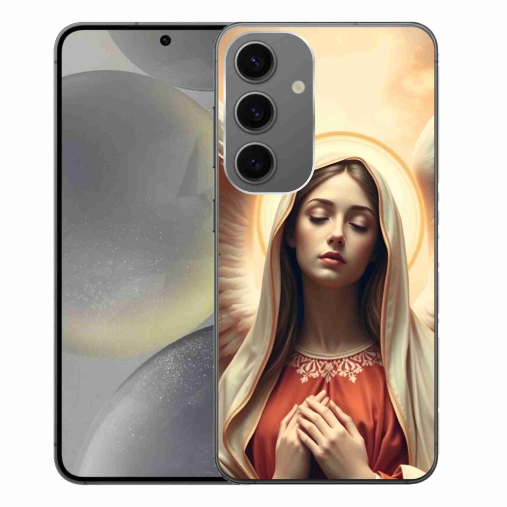 Gélový kryt mmCase na Samsung Galaxy S24+ - náboženský motív