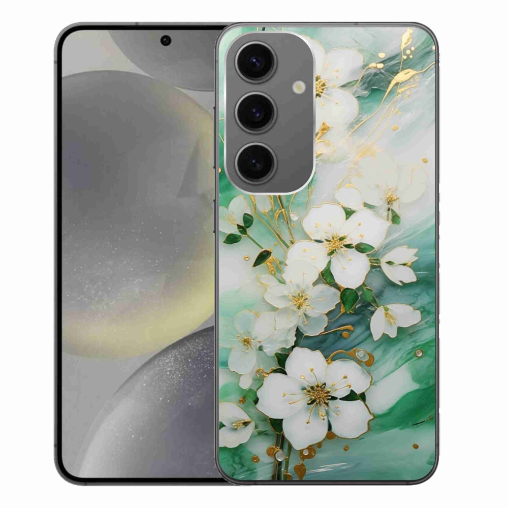 Gélový kryt mmCase na Samsung Galaxy S24+ - nežné kvety
