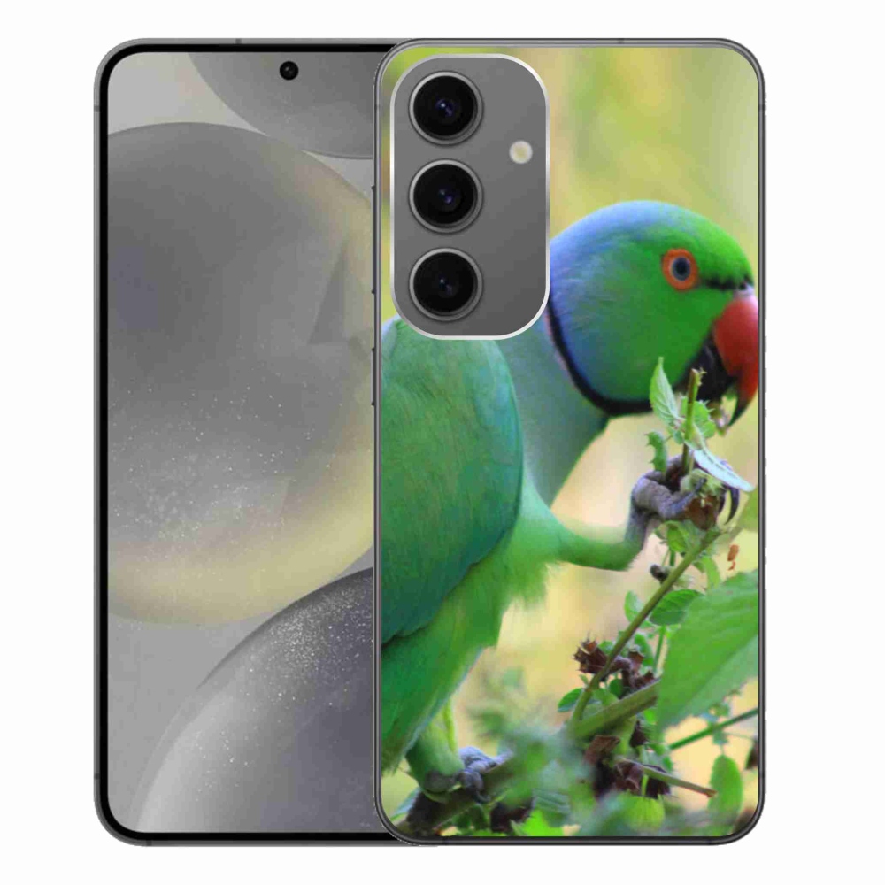 Gélový kryt mmCase na Samsung Galaxy S24+ - papagáj alender