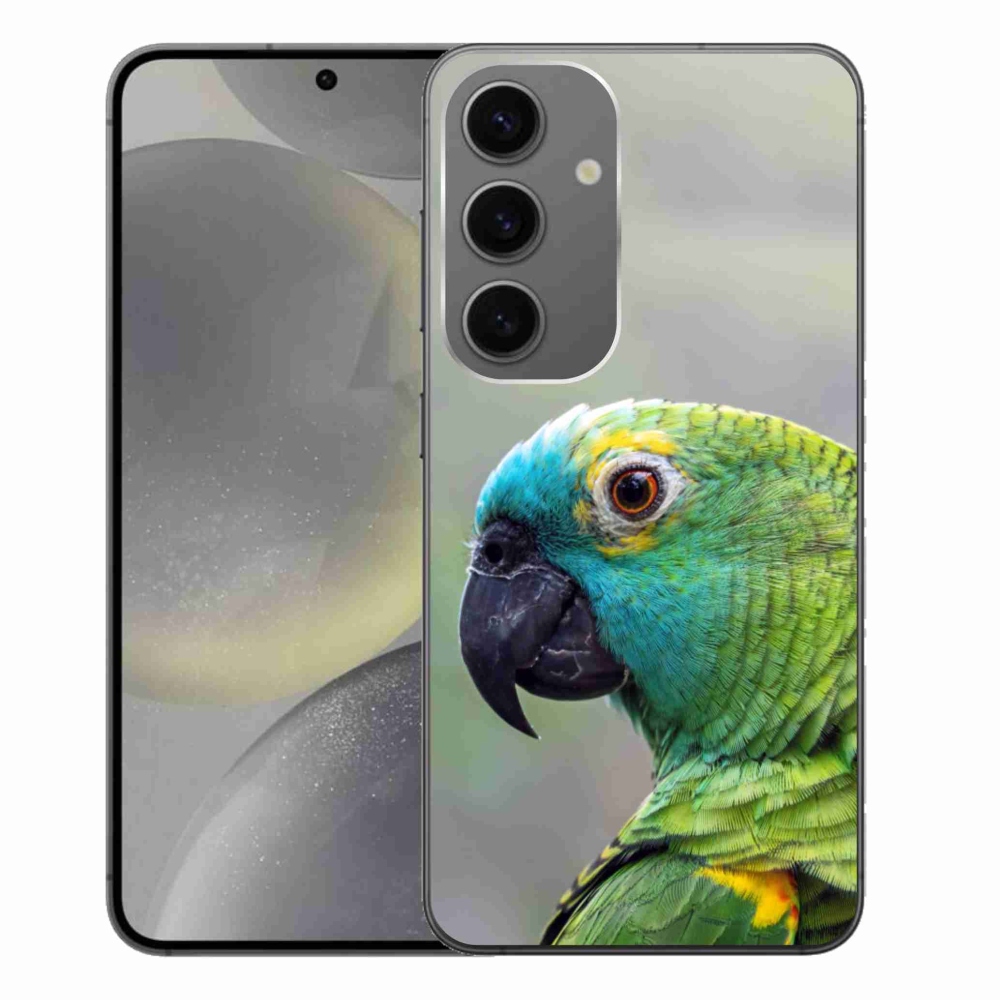 Gélový kryt mmCase na Samsung Galaxy S24+ - papagáj amazoňan