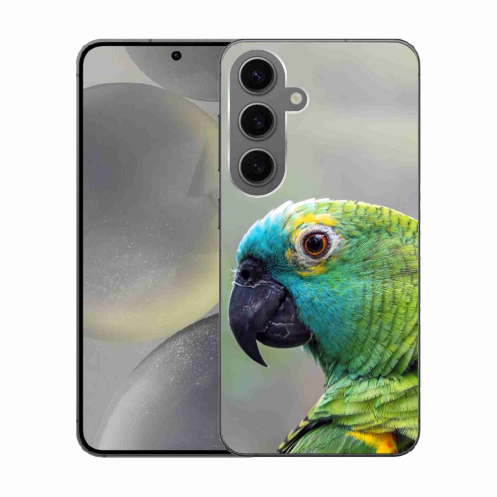 Gélový kryt mmCase na Samsung Galaxy S24 - papagáj amazončan