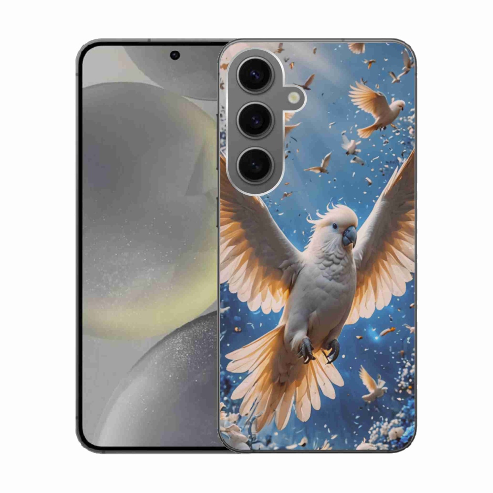 Gélový kryt mmCase na Samsung Galaxy S24 - papagáj kakadu