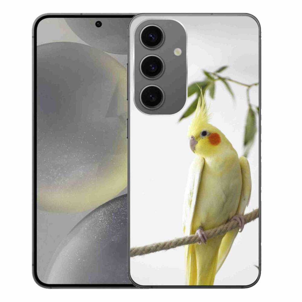 Gélový kryt mmCase na Samsung Galaxy S24+ - papagáj korela chocholatá