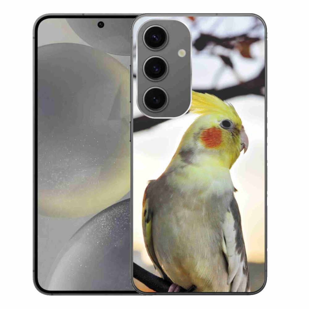 Gélový kryt mmCase na Samsung Galaxy S24+ - papagáj korela