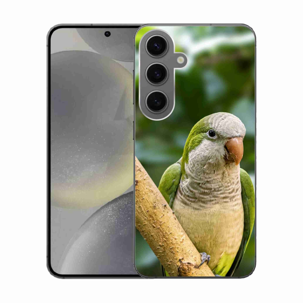 Gélový kryt mmCase na Samsung Galaxy S24 - papagáj mníšok