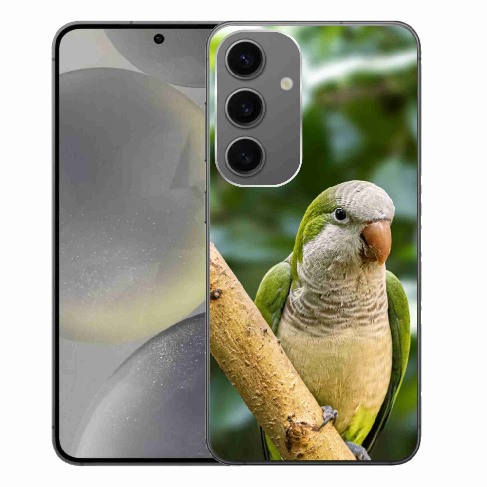 Gélový kryt mmCase na Samsung Galaxy S24+ - papagáj mníšok