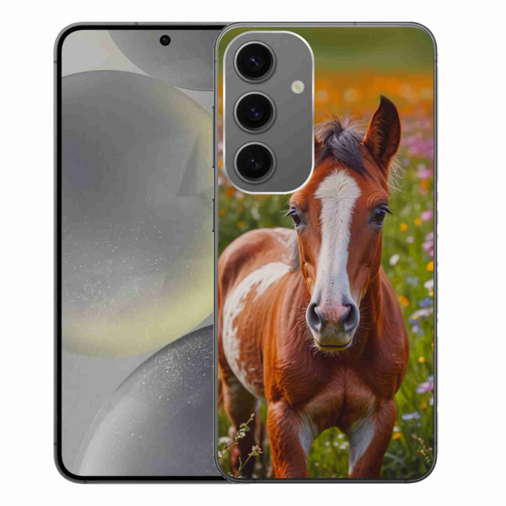 Gélový kryt mmCase na Samsung Galaxy S24+ - roztomilé žriebä