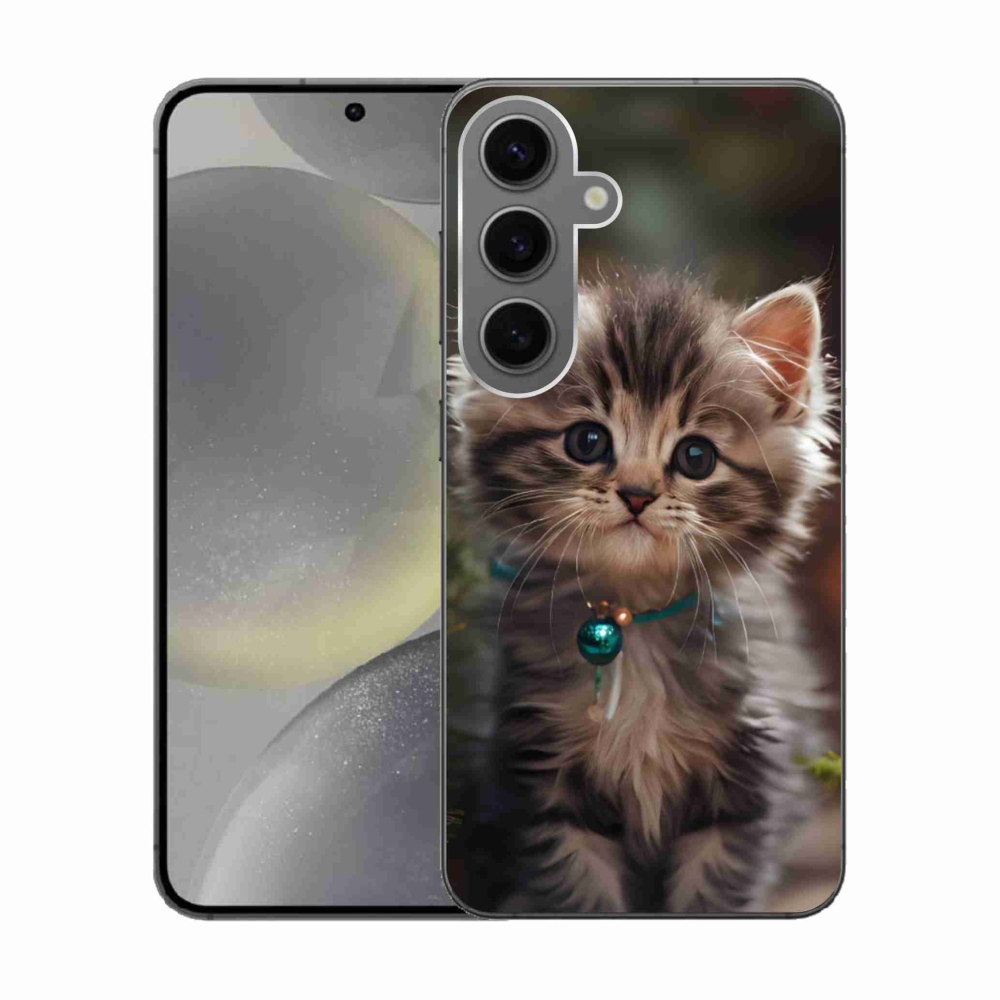 Gélový kryt mmCase na Samsung Galaxy S24 - roztomilé mačiatko 11