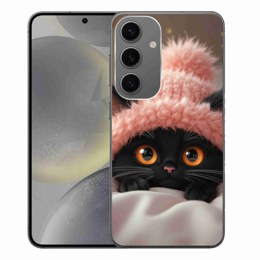 Gélový kryt mmCase na Samsung Galaxy S24+ - roztomilé mačiatko 7